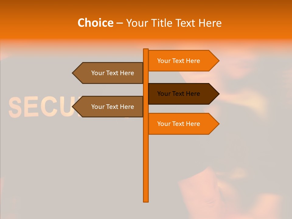 Senior  Hand Human PowerPoint Template