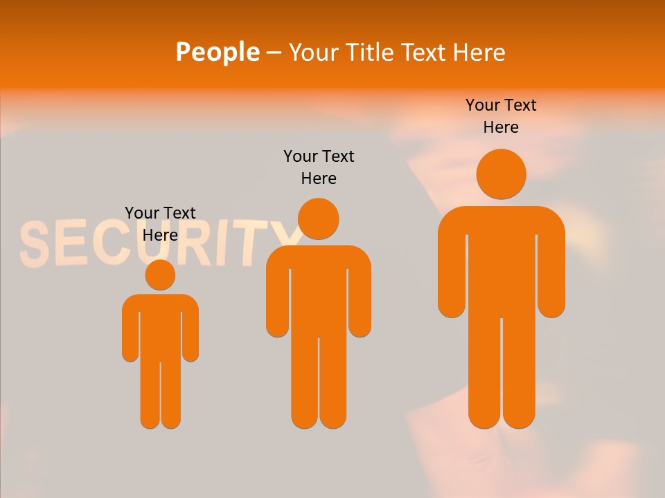 Senior  Hand Human PowerPoint Template