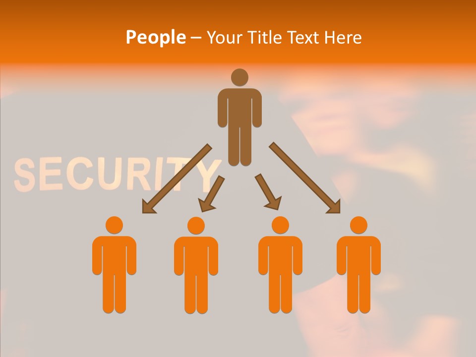 Senior  Hand Human PowerPoint Template