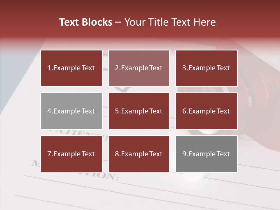 Background Holding Hands Elder PowerPoint Template