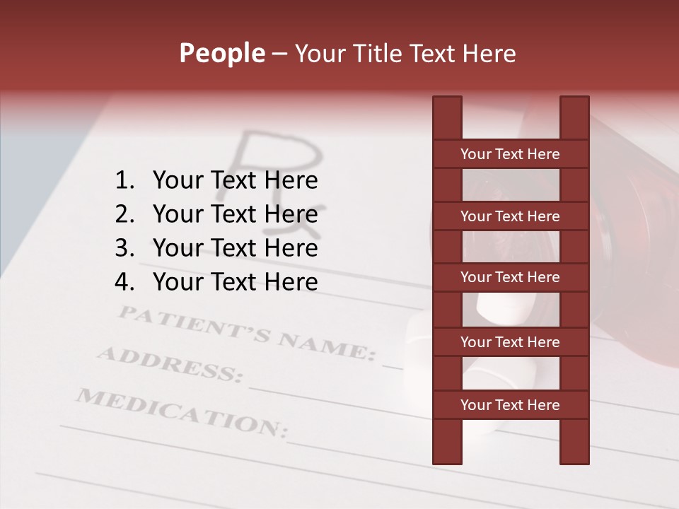 Background Holding Hands Elder PowerPoint Template