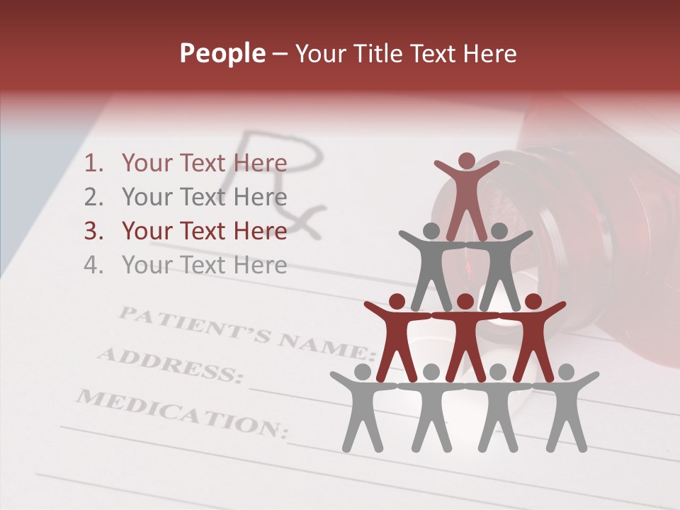 Background Holding Hands Elder PowerPoint Template