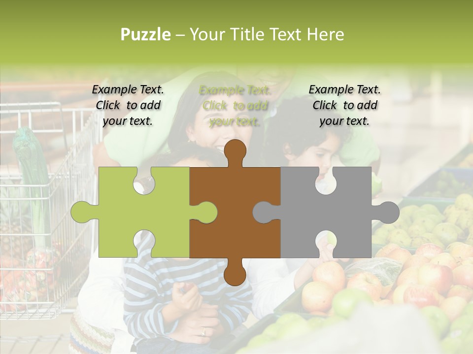 Caregiver Finger Elder PowerPoint Template