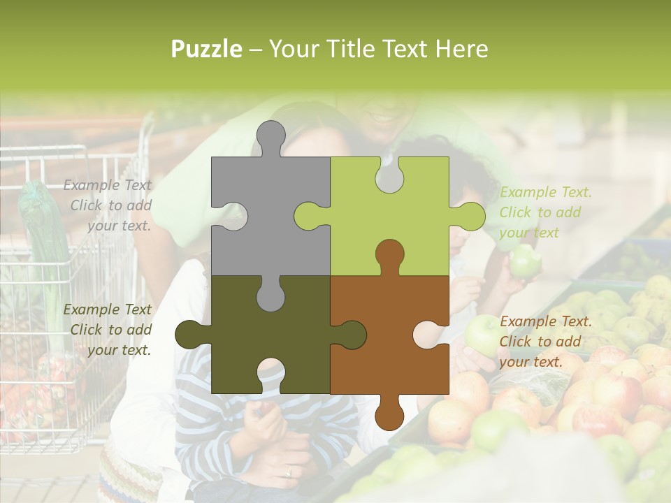 Caregiver Finger Elder PowerPoint Template