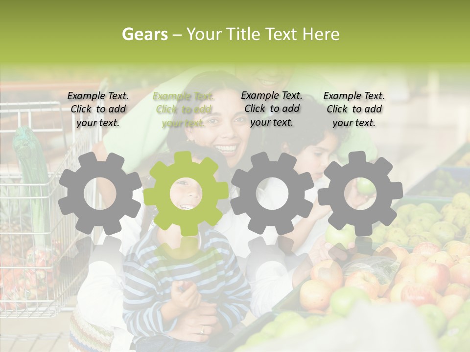 Caregiver Finger Elder PowerPoint Template