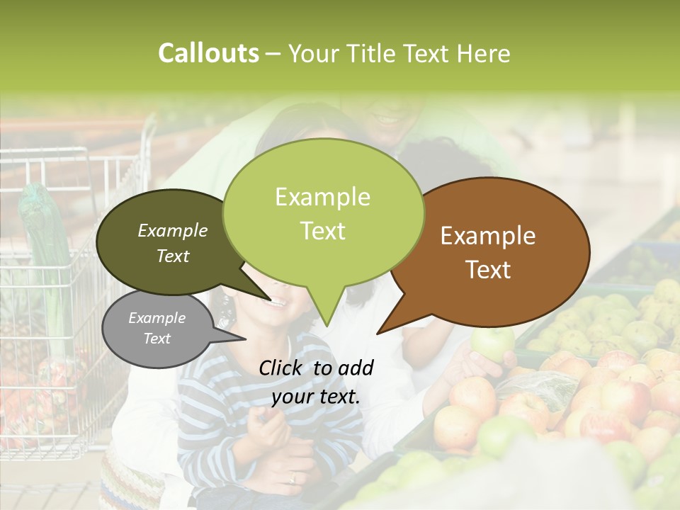 Caregiver Finger Elder PowerPoint Template