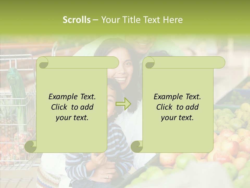 Caregiver Finger Elder PowerPoint Template