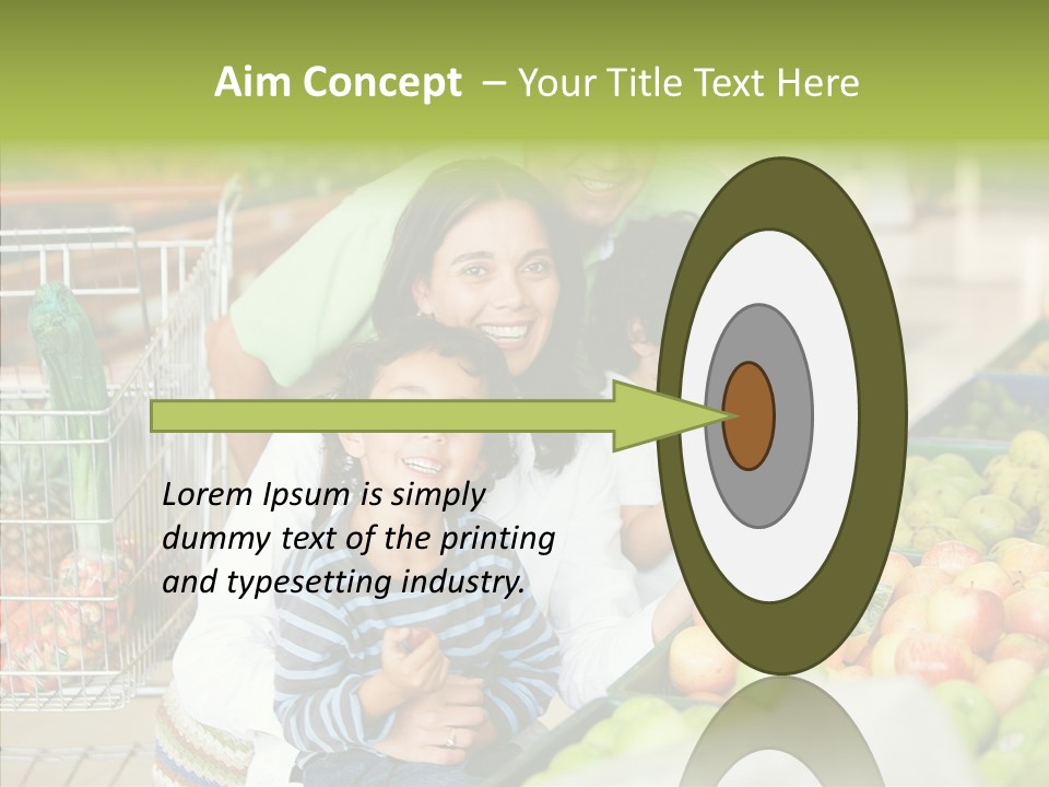 Caregiver Finger Elder PowerPoint Template