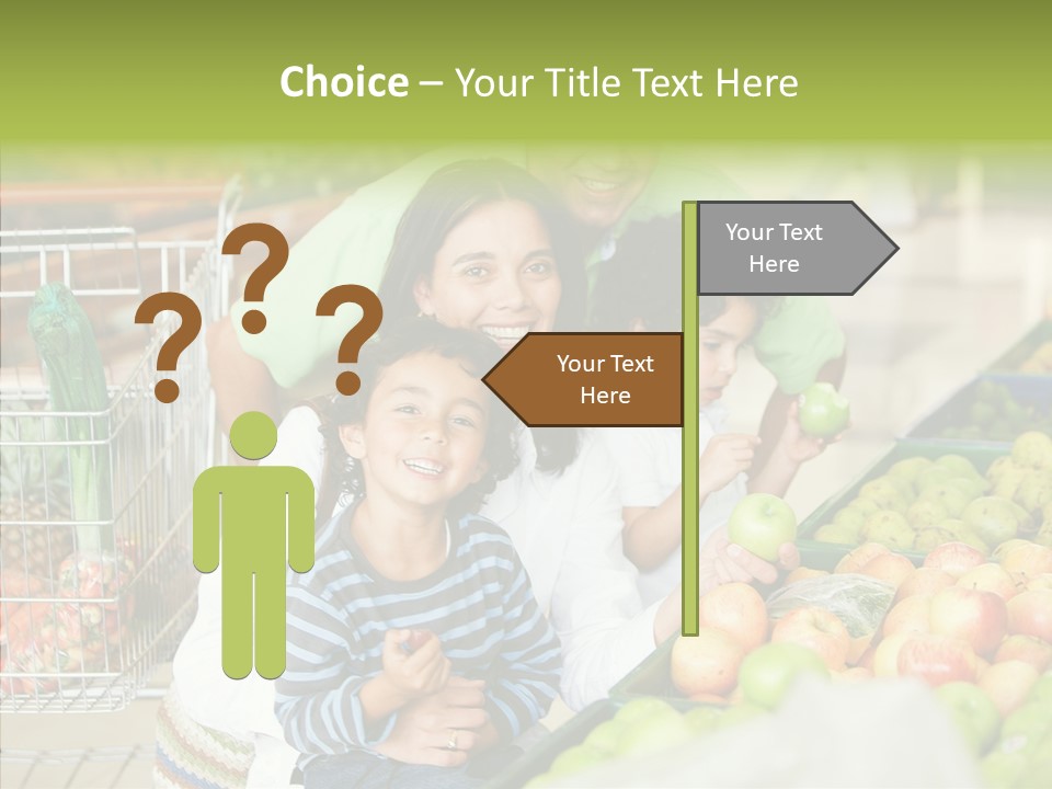 Caregiver Finger Elder PowerPoint Template