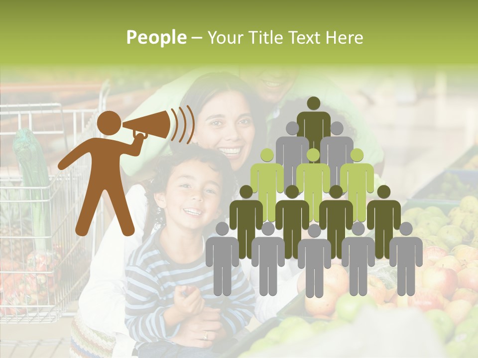 Caregiver Finger Elder PowerPoint Template