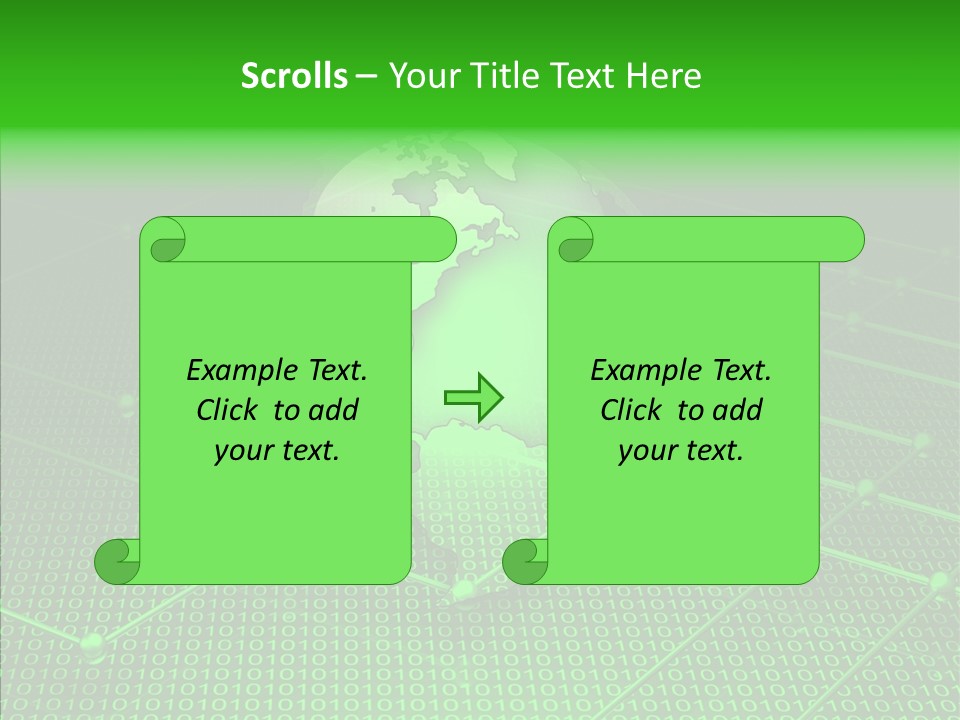Hand  Two PowerPoint Template