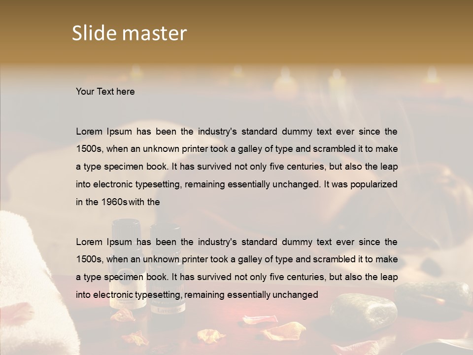 Caregiver Closeup Two PowerPoint Template