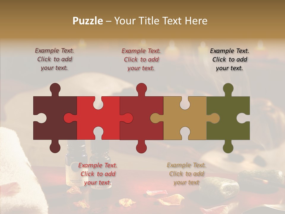 Caregiver Closeup Two PowerPoint Template