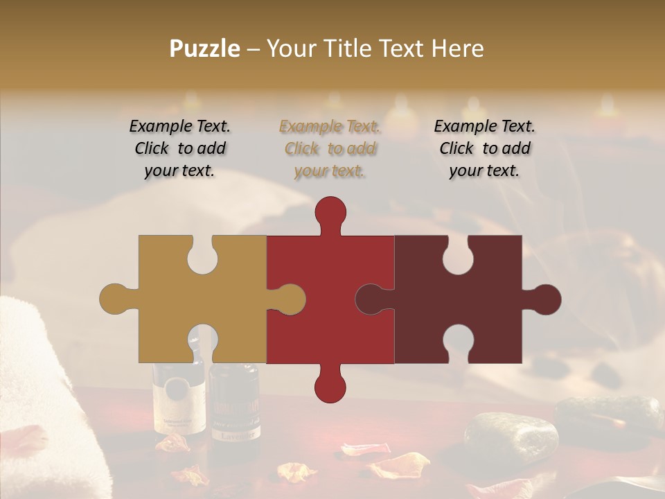 Caregiver Closeup Two PowerPoint Template