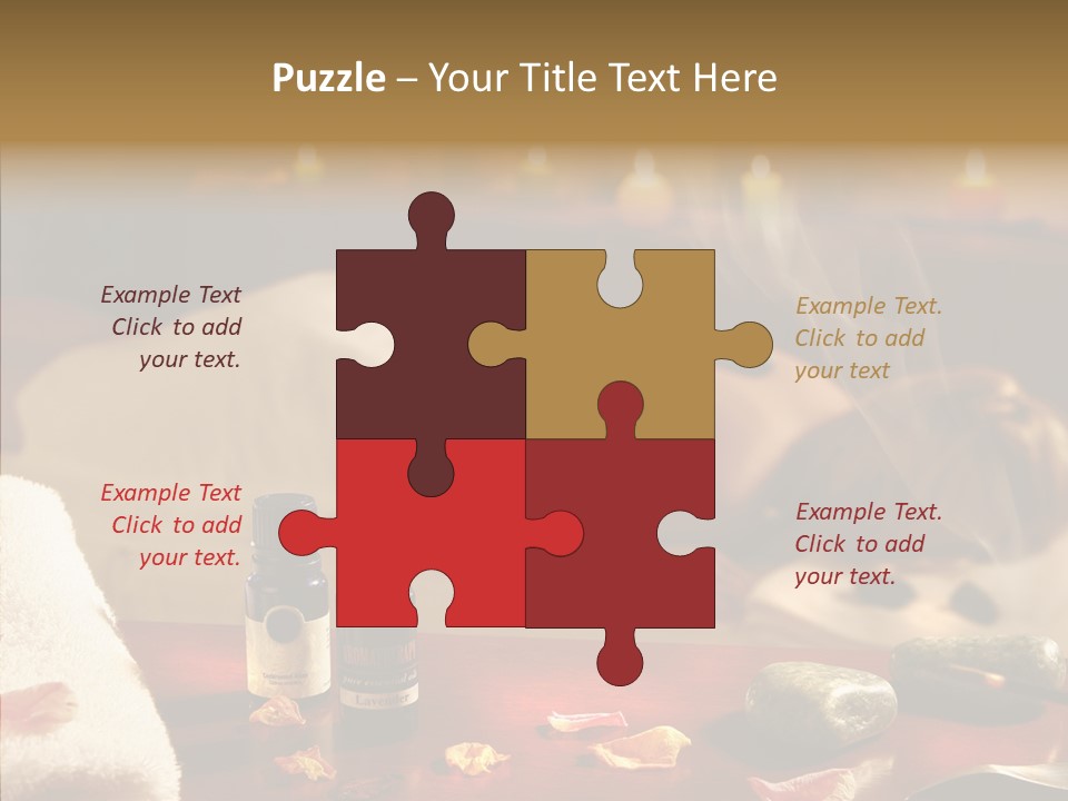 Caregiver Closeup Two PowerPoint Template