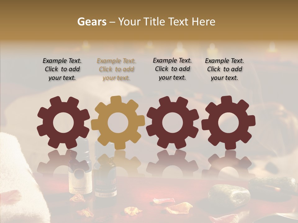 Caregiver Closeup Two PowerPoint Template