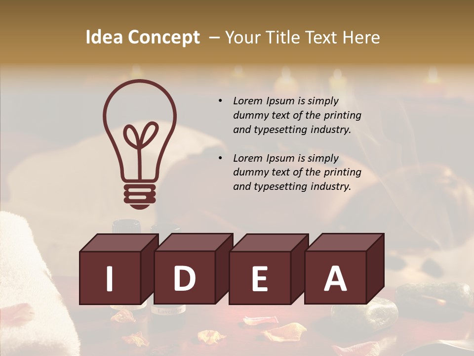 Caregiver Closeup Two PowerPoint Template