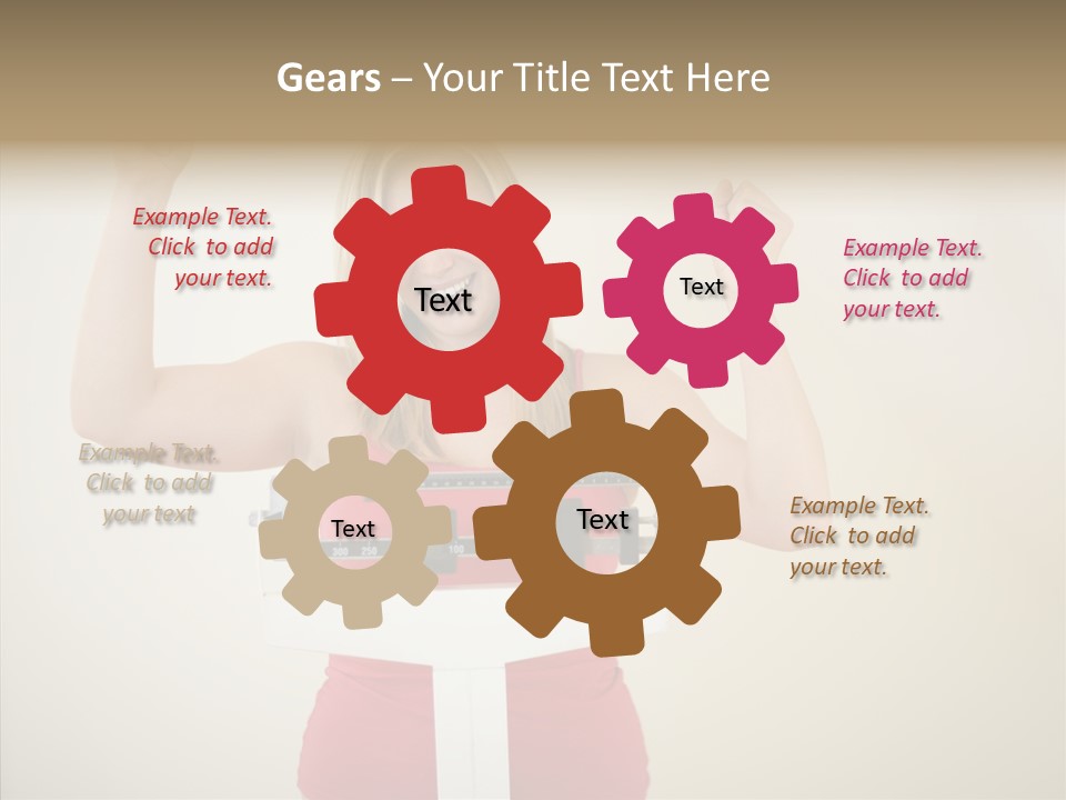 Helping Hand Finger White Background PowerPoint Template