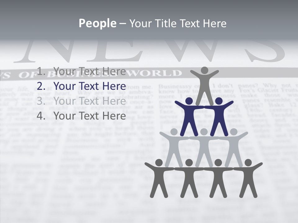 Young Hold Help PowerPoint Template