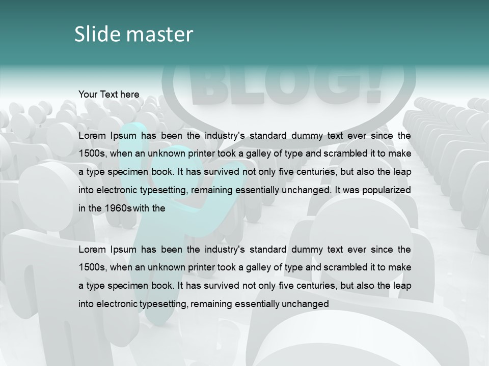 Finger White Background Close Up PowerPoint Template