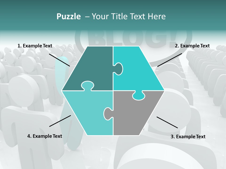 Finger White Background Close Up PowerPoint Template