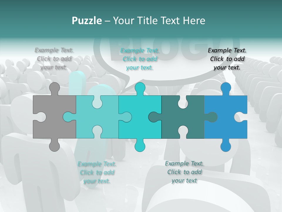 Finger White Background Close Up PowerPoint Template