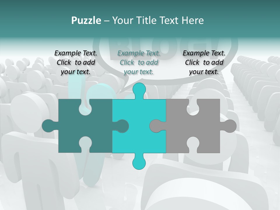 Finger White Background Close Up PowerPoint Template