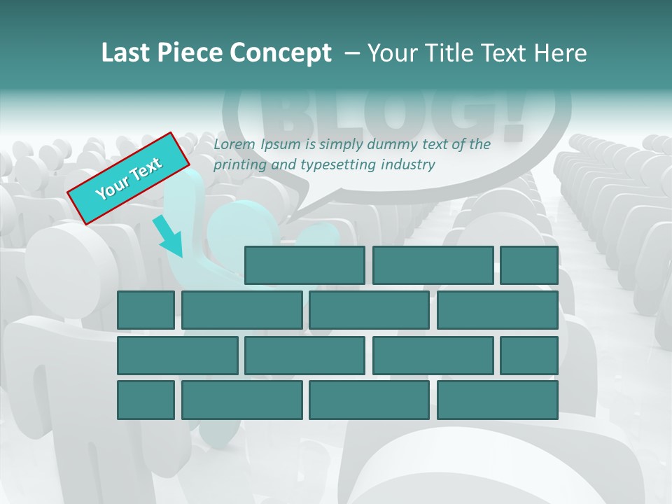 Finger White Background Close Up PowerPoint Template