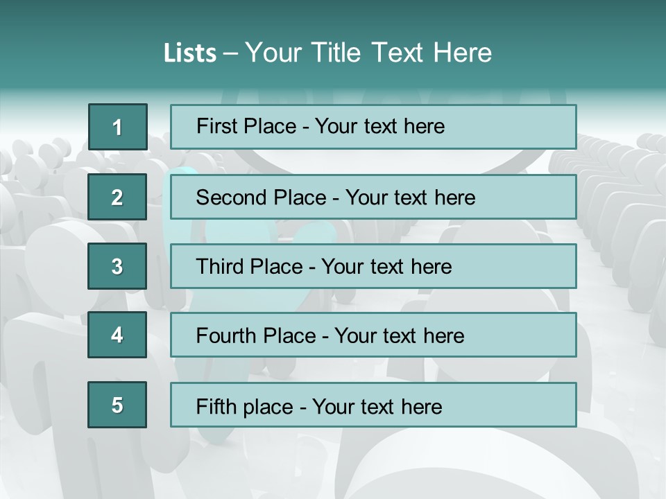 Finger White Background Close Up PowerPoint Template
