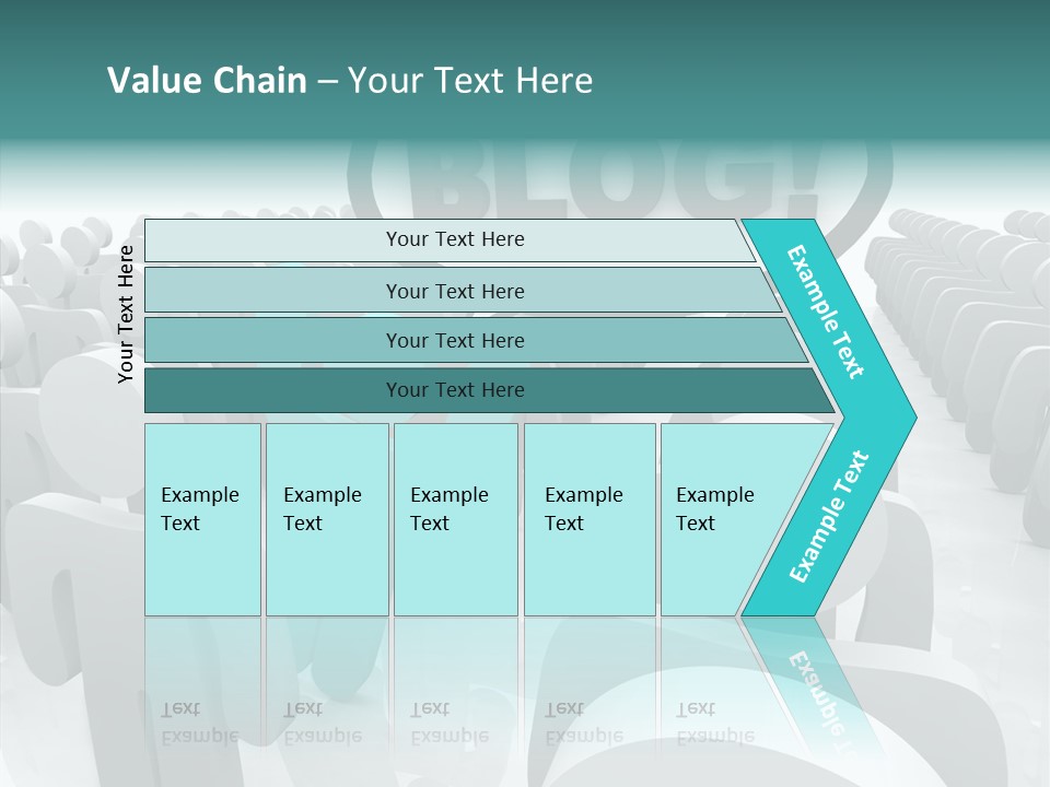 Finger White Background Close Up PowerPoint Template