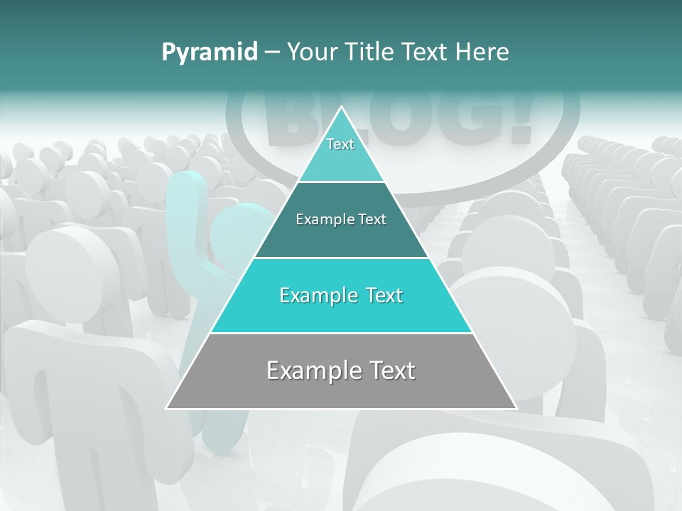 Finger White Background Close Up PowerPoint Template