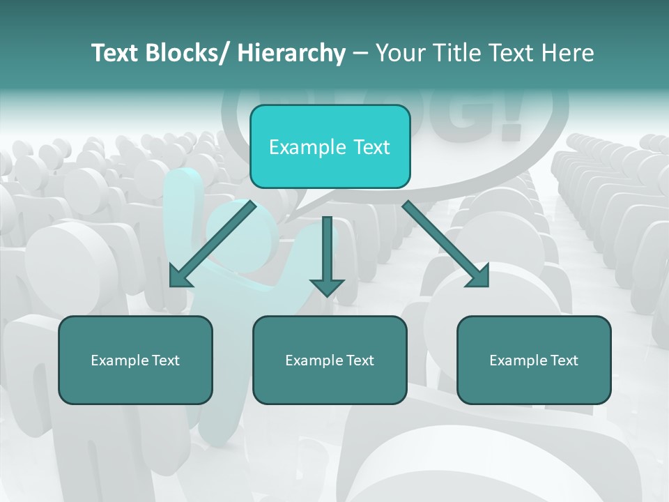 Finger White Background Close Up PowerPoint Template