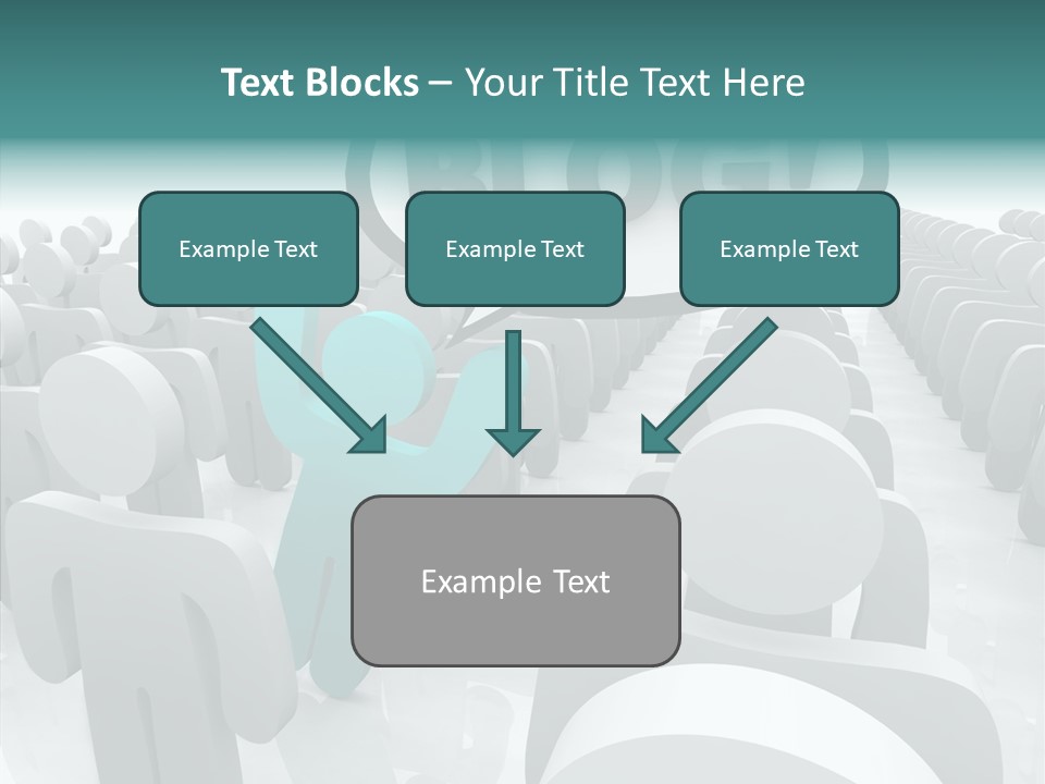Finger White Background Close Up PowerPoint Template