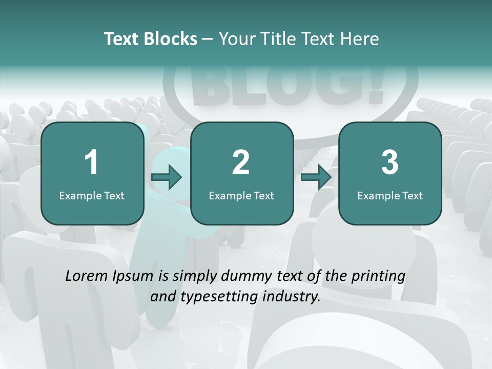 Finger White Background Close Up PowerPoint Template