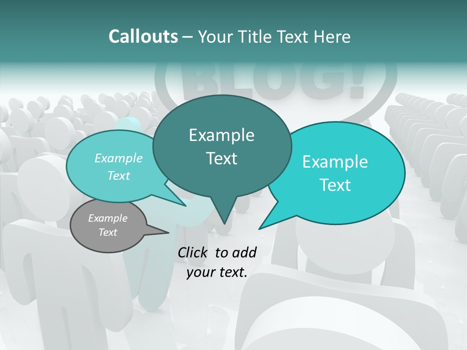 Finger White Background Close Up PowerPoint Template