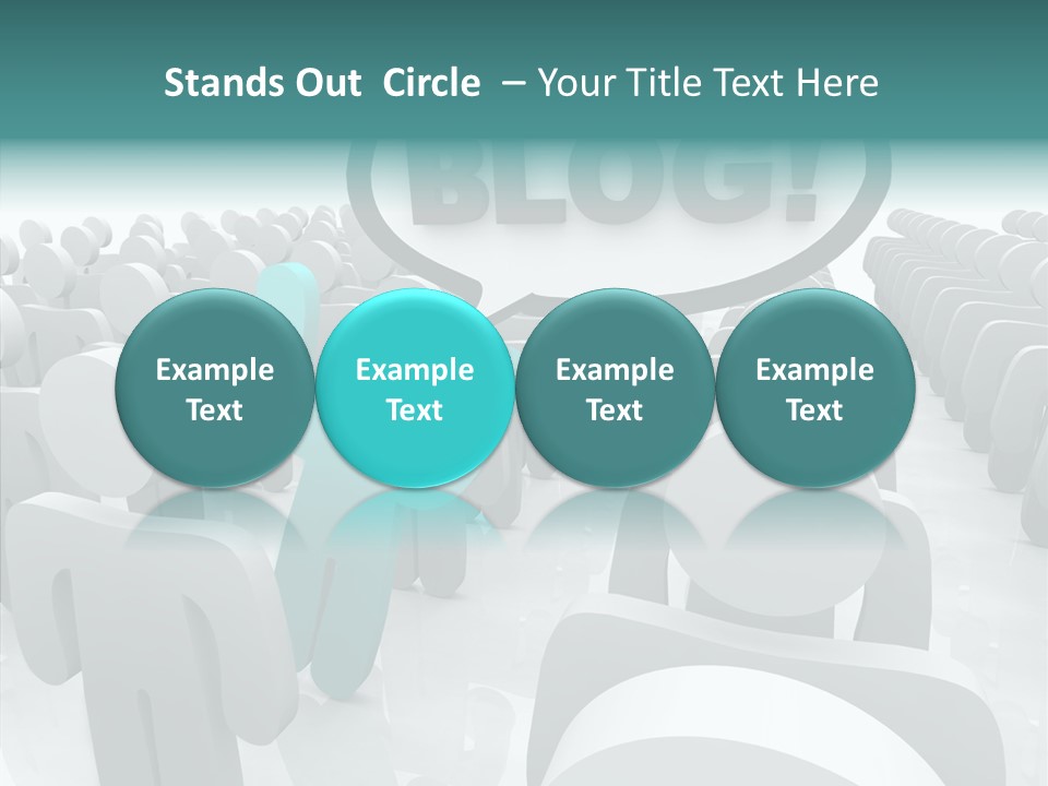 Finger White Background Close Up PowerPoint Template