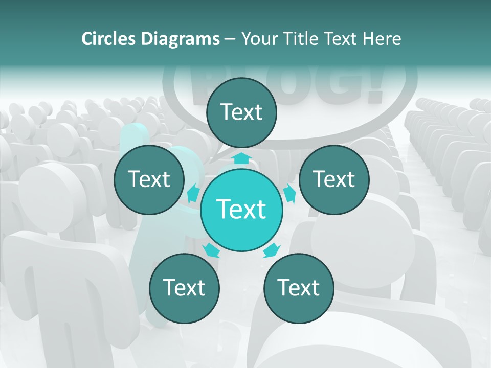 Finger White Background Close Up PowerPoint Template