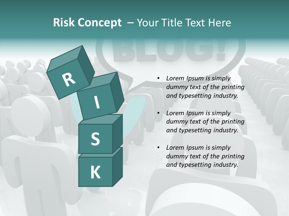 Finger White Background Close Up PowerPoint Template