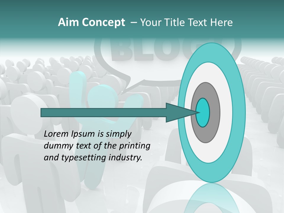 Finger White Background Close Up PowerPoint Template