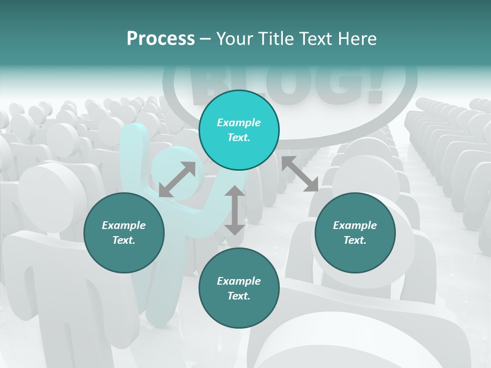 Finger White Background Close Up PowerPoint Template