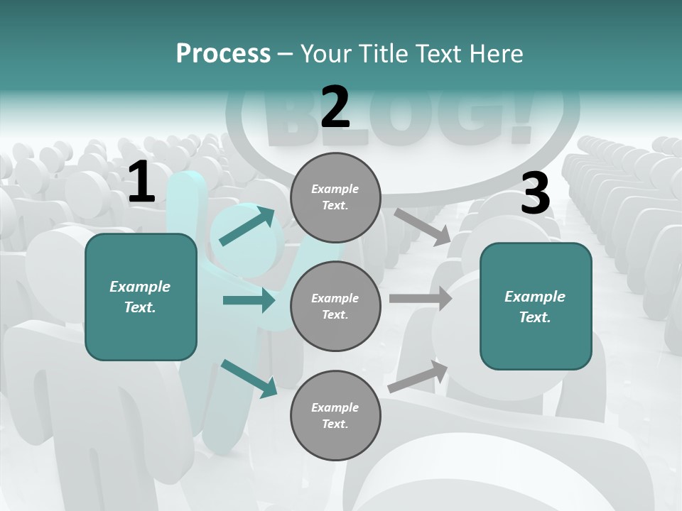 Finger White Background Close Up PowerPoint Template
