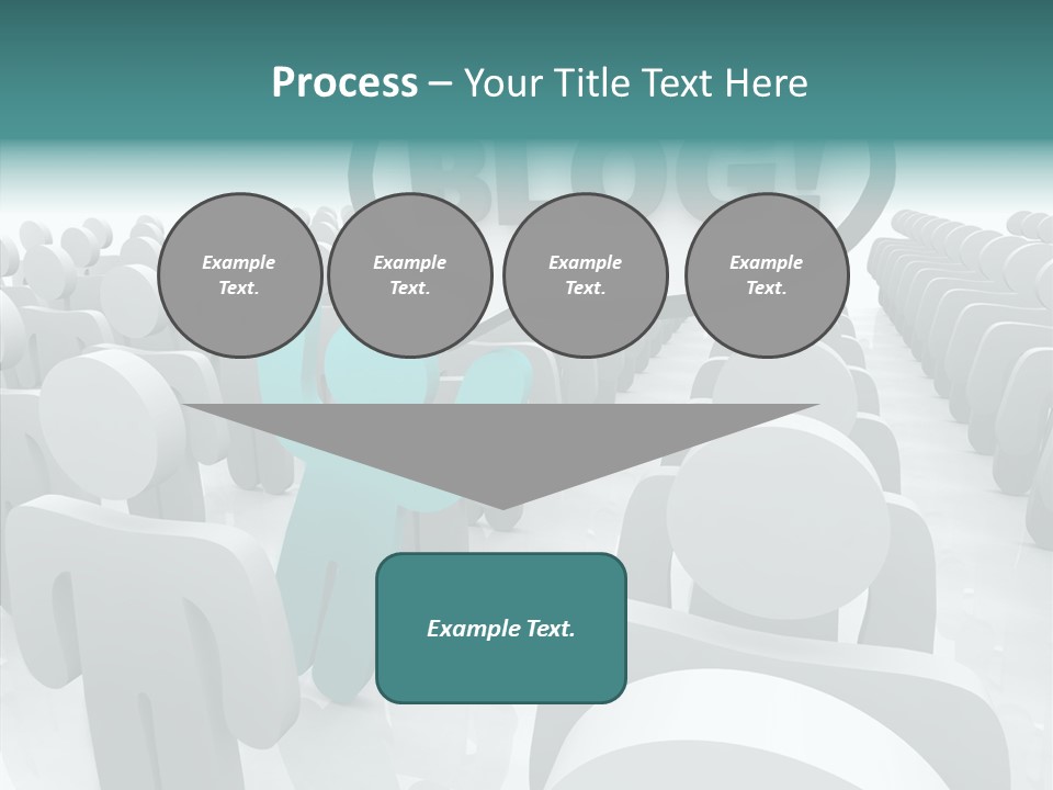 Finger White Background Close Up PowerPoint Template