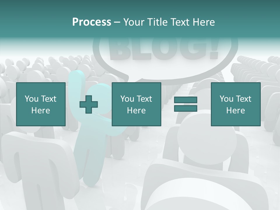 Finger White Background Close Up PowerPoint Template