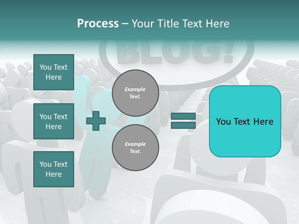 Finger White Background Close Up PowerPoint Template