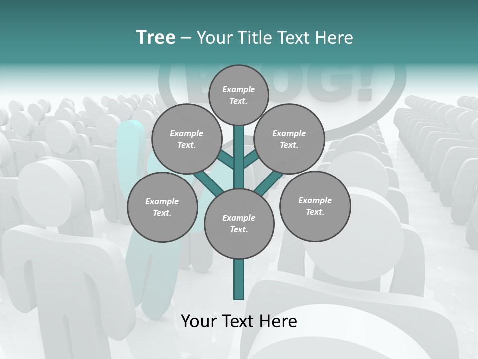 Finger White Background Close Up PowerPoint Template