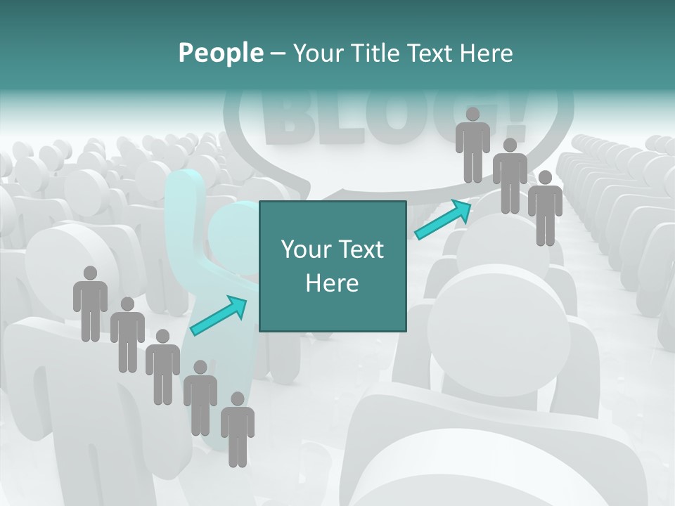 Finger White Background Close Up PowerPoint Template