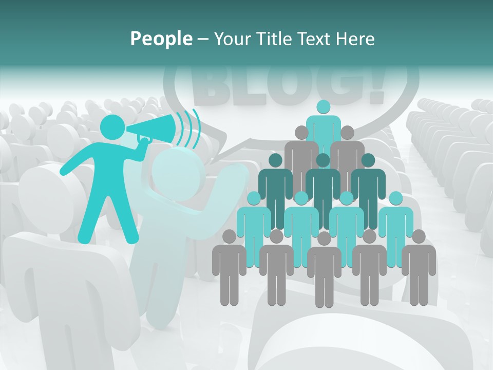 Finger White Background Close Up PowerPoint Template