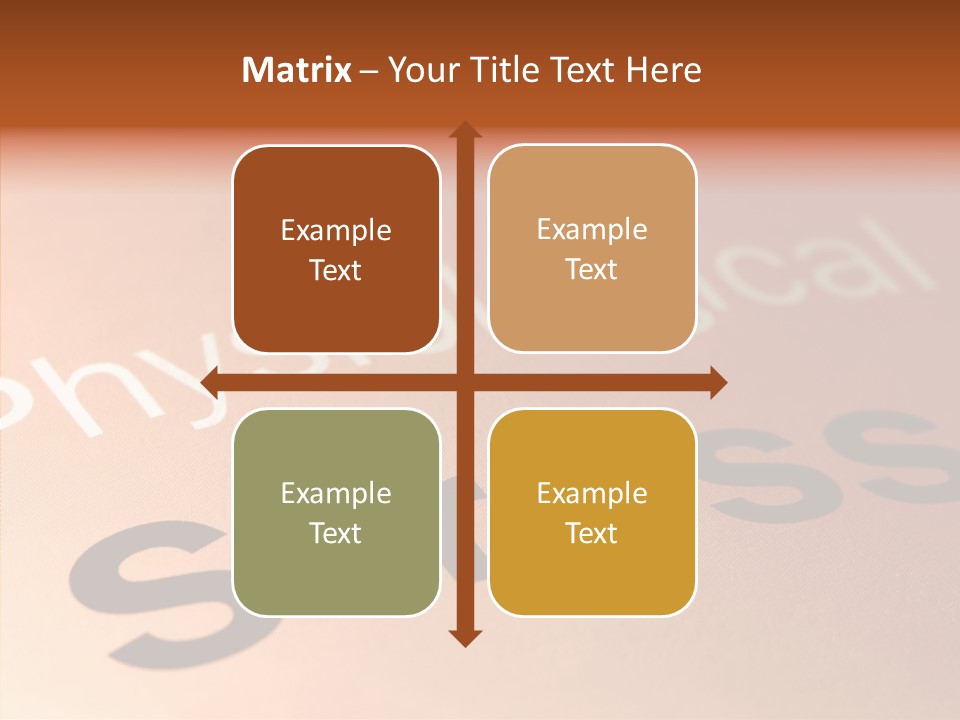 White Background Assist Close Up PowerPoint Template