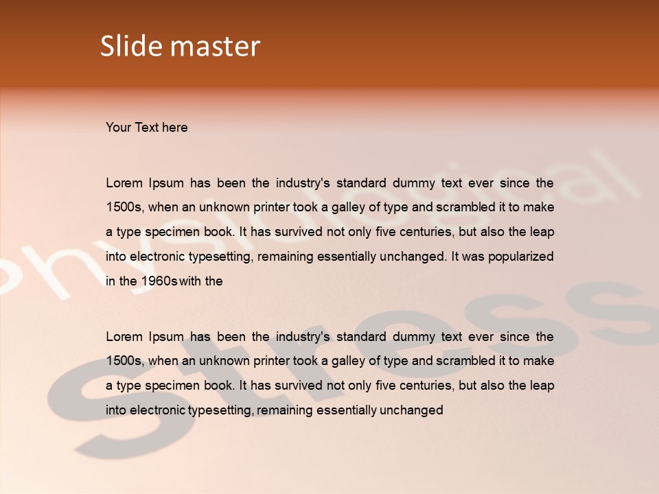 White Background Assist Close Up PowerPoint Template