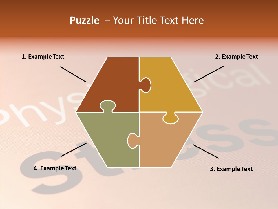 White Background Assist Close Up PowerPoint Template